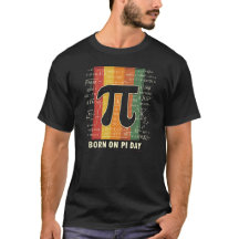 Geboren op Pi Day Retro Wiskunde