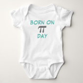 Geboren op Pi Day Romper (Voorkant)