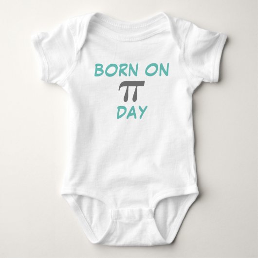 Geboren op Pi Day Romper (Voorkant)