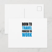 Geboren op reis briefkaart (Voorkant / Achterkant)