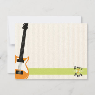 Geboren op Rock Flat Note Cards (MTV) Notitiekaartje