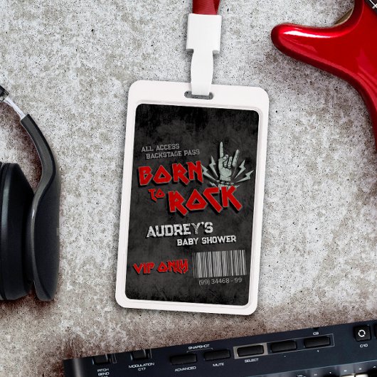 Geboren op Rock - VIP All Access Badge