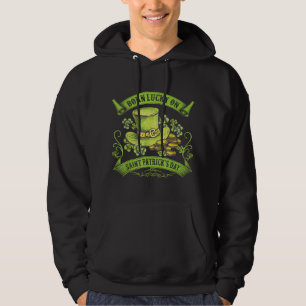 Geboren op Saint Patrick's Day Funny Birthday G Hoodie