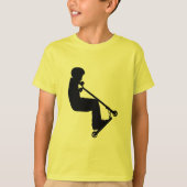 Geboren op scoot - Stunt Scooter Rider T-shirt (Voorkant)