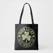 Geboren op St. Patrick's Day Iers Verjaardag Tote Bag (Voorkant)