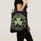 Geboren op St. Patrick's Day Iers Verjaardag Tote Bag (Dichtbij)
