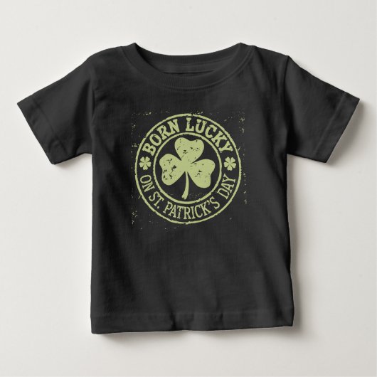 Geboren op St. Patrick's Day Ierse verjaardag met  (Voorkant)