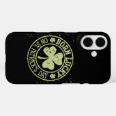 Geboren op St. Patrick's Day Ierse verjaardag met  Case-Mate iPhone Case (Achterkant (horizontaal))