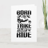 Geboren op Trike Kaart (Voorkant)