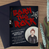 Geboren op Two Rock - 2nd Birthday Invitation w/Af Kaart