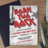 Geboren op Two Rock - 2nd Birthday Kaart