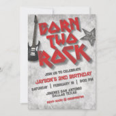 Geboren op Two Rock - 2nd Birthday Kaart (Voorkant)