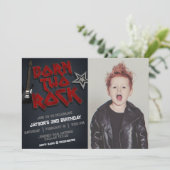 Geboren op Two Rock - 2nd Birthday w/Afbeelding La Kaart (Staand voorkant)