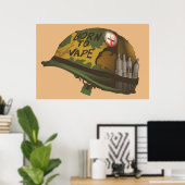 Geboren op Vape Poster (Thuiskantoor)