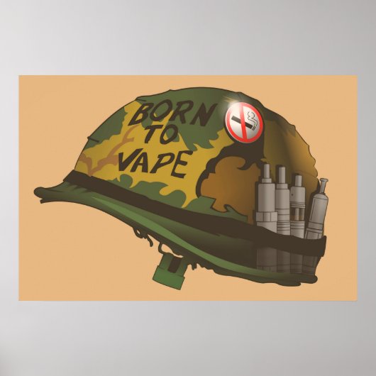Geboren op Vape Poster (Voorkant)