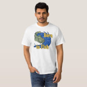 Geboren op vis Vist TShirt (Voorkant volledig)