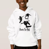 Geboren op vliegenbord van Kind (Voorkant)