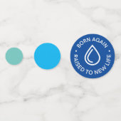 Geboren opnieuw dooptafel Confetti (Voorkanten)