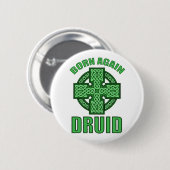 Geboren opnieuw Druid Ronde Button 5,7 Cm (Voorkant /achterkant)