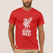 Geboren Red Liverpool Jersey T-shirt (Voorkant)