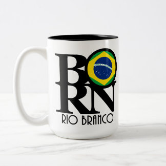 GEBOREN Rio Branco 15 oz Tweekleurige Koffiemok