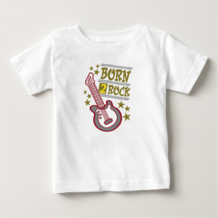 Geboren rock gitaar, gitarist design