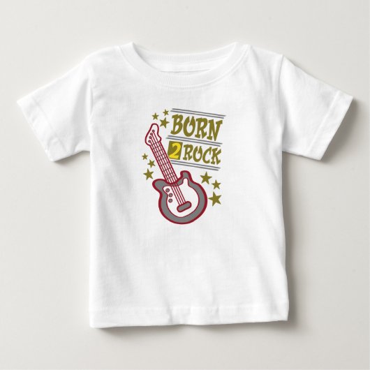 Geboren rock gitaar, gitarist design (Voorkant)