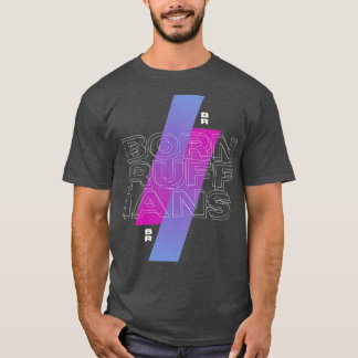 Geboren Ruffians Geometrische Illustratie T-shirt
