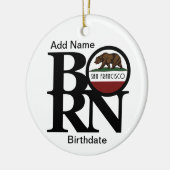 GEBOREN San Francisco Custom Ornament (Links)