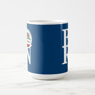 GEBOREN Santa Cruz 15oz Mok Blauw