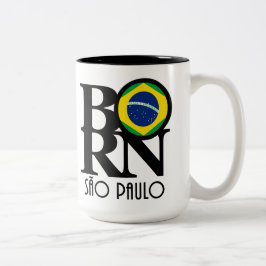 GEBOREN São Paulo, 15oz Tweekleurige Koffiemok