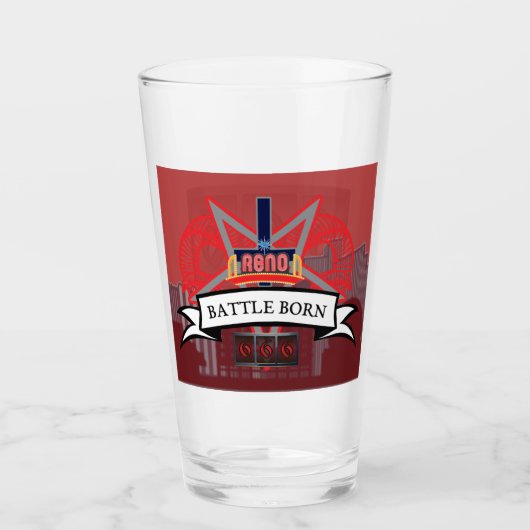 Geboren Satanisten - Noord-Nevada - Pint Glas (Voorkant)