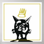 geboren sinner minimale albumcover poster (Voorkant)