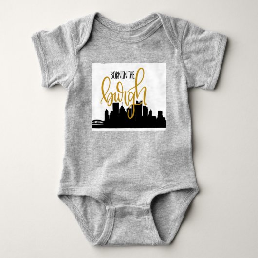 Geboren te Burgh (Pittsburgh) Romper (Voorkant)