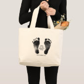 Geboren te Margaret Hague Grote Tote Bag (Voorkant (product))