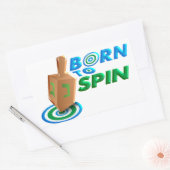 Geboren te spinnen rechthoekige sticker (Envelop)