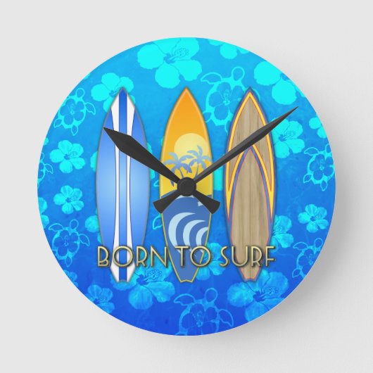 Geboren te surf ronde klok (Voorkant)