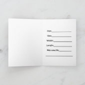 Geboren thuis Gepersonaliseerde geboorteaankondigi (Binnen)