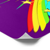 GEBOREN TOT DRUKPERSONALISEERD PAARS GYMNAST POSTE POSTER (Hoek)