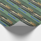 Geboren tot spel (saxafone) cadeaupapier (Hoek)