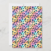 Geboren twee worden wild tropische safari dieren v kaart (Achterkant)