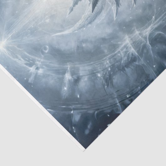 Geboren uit de duisternis - Decoupage - Tissuepapier (Detail)