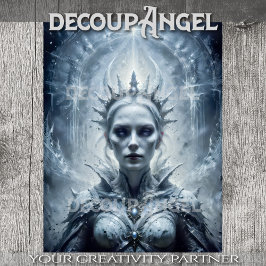 Geboren uit de duisternis - Decoupage - Tissuepapier