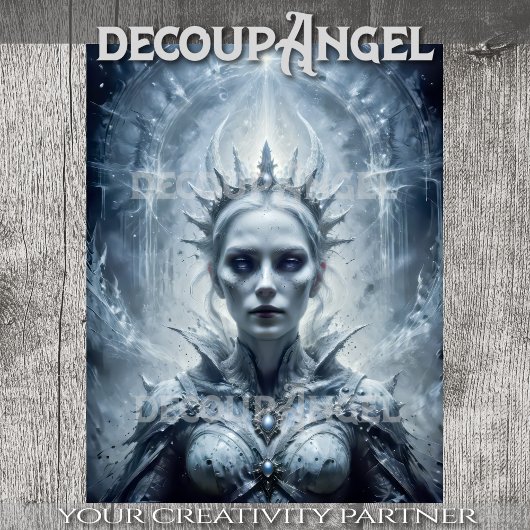 Geboren uit de duisternis - Decoupage - Tissuepapier