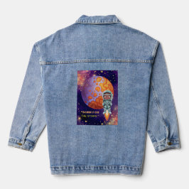 Geboren uit de sterren, astronaut denim jacket