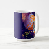 Geboren uit de sterren, astronaut koffiemok (Voorkant rechts)