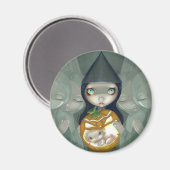 "Geboren uit een pompoen" Magneet (Voorkant / Achterkant)