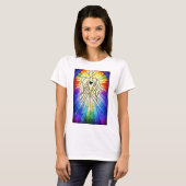 "Geboren uit licht en Genezing" T-shirt (Voorkant volledig)
