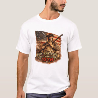 geboren uit moed t-shirt