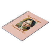 Geboren uit moeder citaat notitieboek (Linkerzijde)